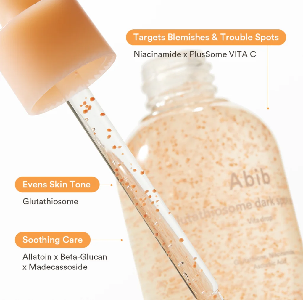 Abib Glutatiosome Dark Spot Serum Vita drop -Tratamiento de hiperpigmentación - Image 3