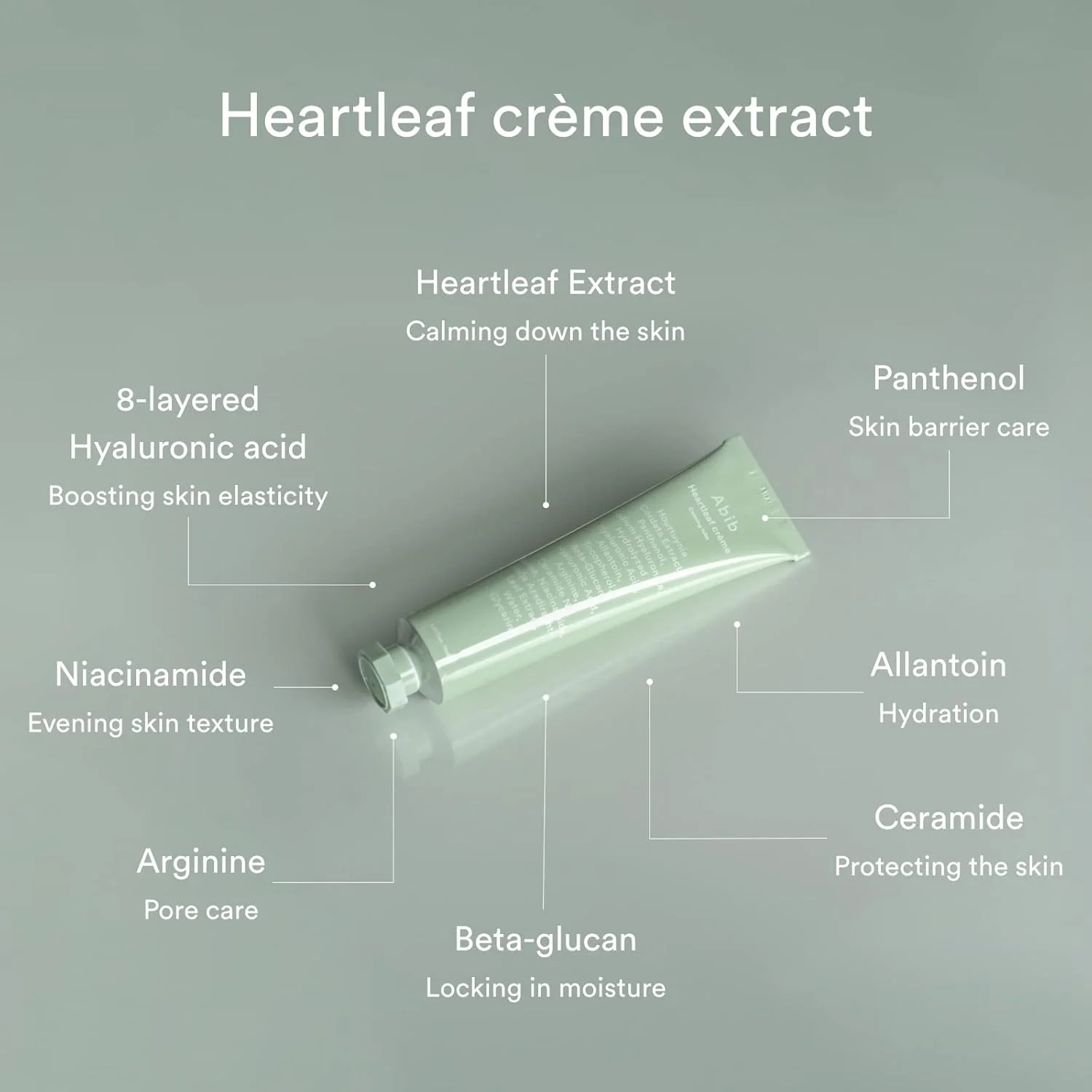Abib Heartleaf Creme Calming Tube- Crema Facial Calmante 75ml - Image 4