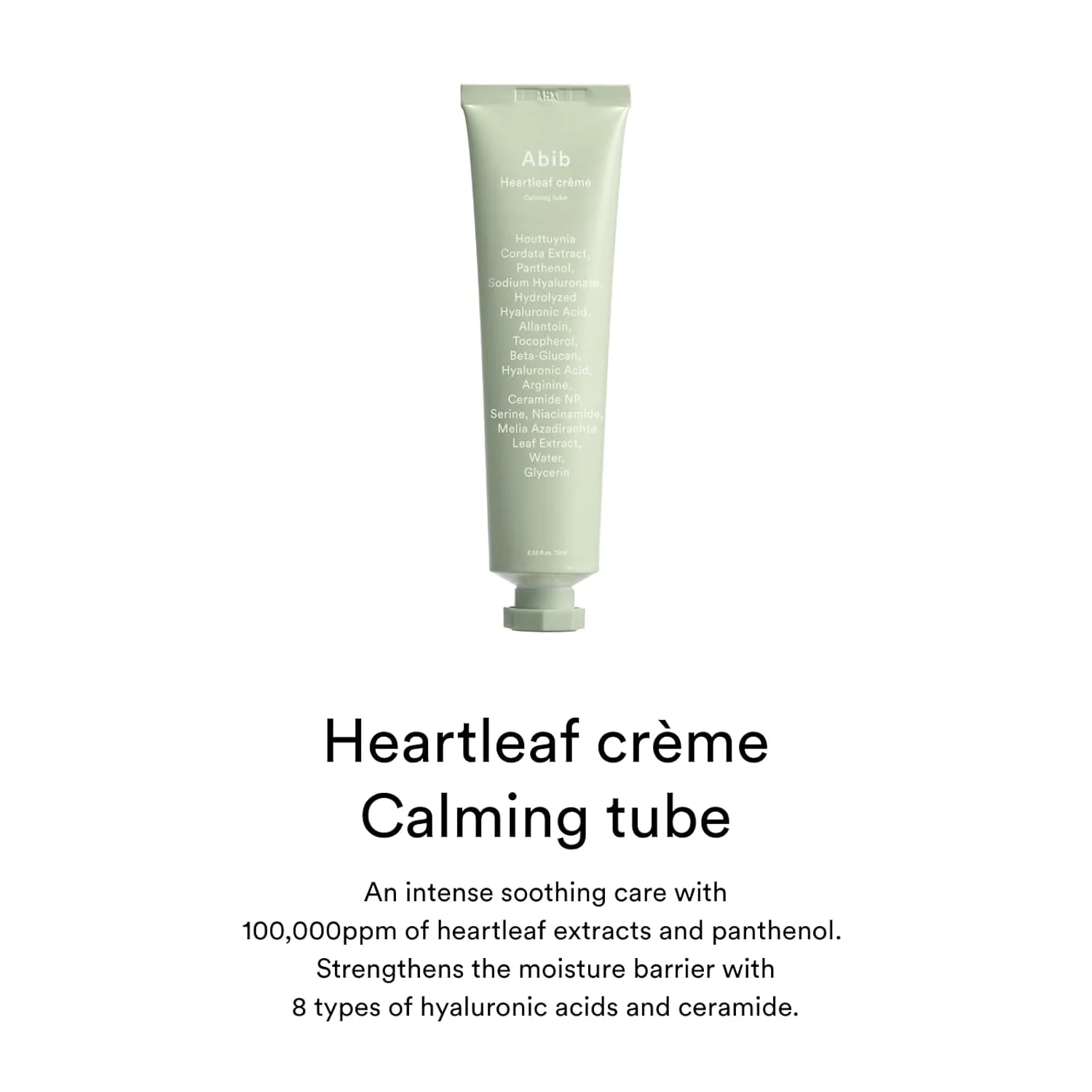 Abib Heartleaf Creme Calming Tube- Crema Facial Calmante 75ml - Image 7