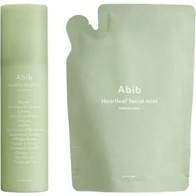 Abib Heartleaf facial mist Calming spray 300ML (150ML+150ML refill) - Image 8
