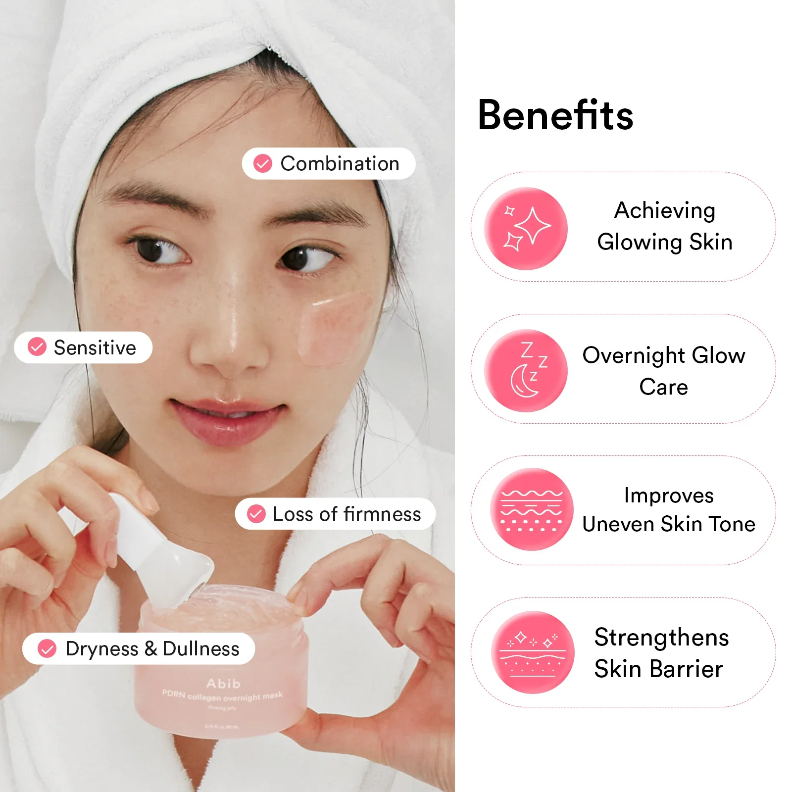 ABIB PDRN collagen overnight mask Firming jelly - Image 12