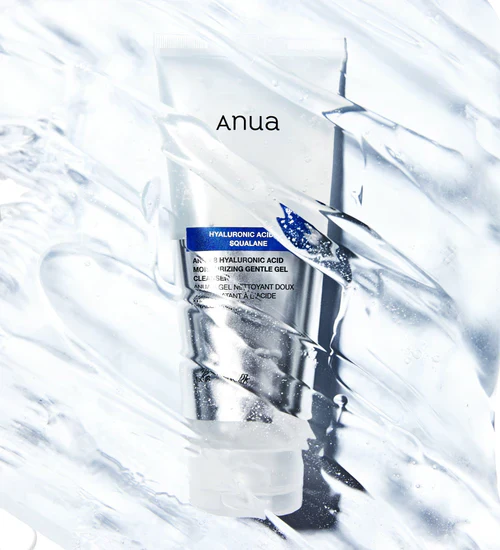 Anua 8 Hyaluronic Acid Moisturizing + Squalane Gentle Gel Cleanser – 150 ml - Image 3
