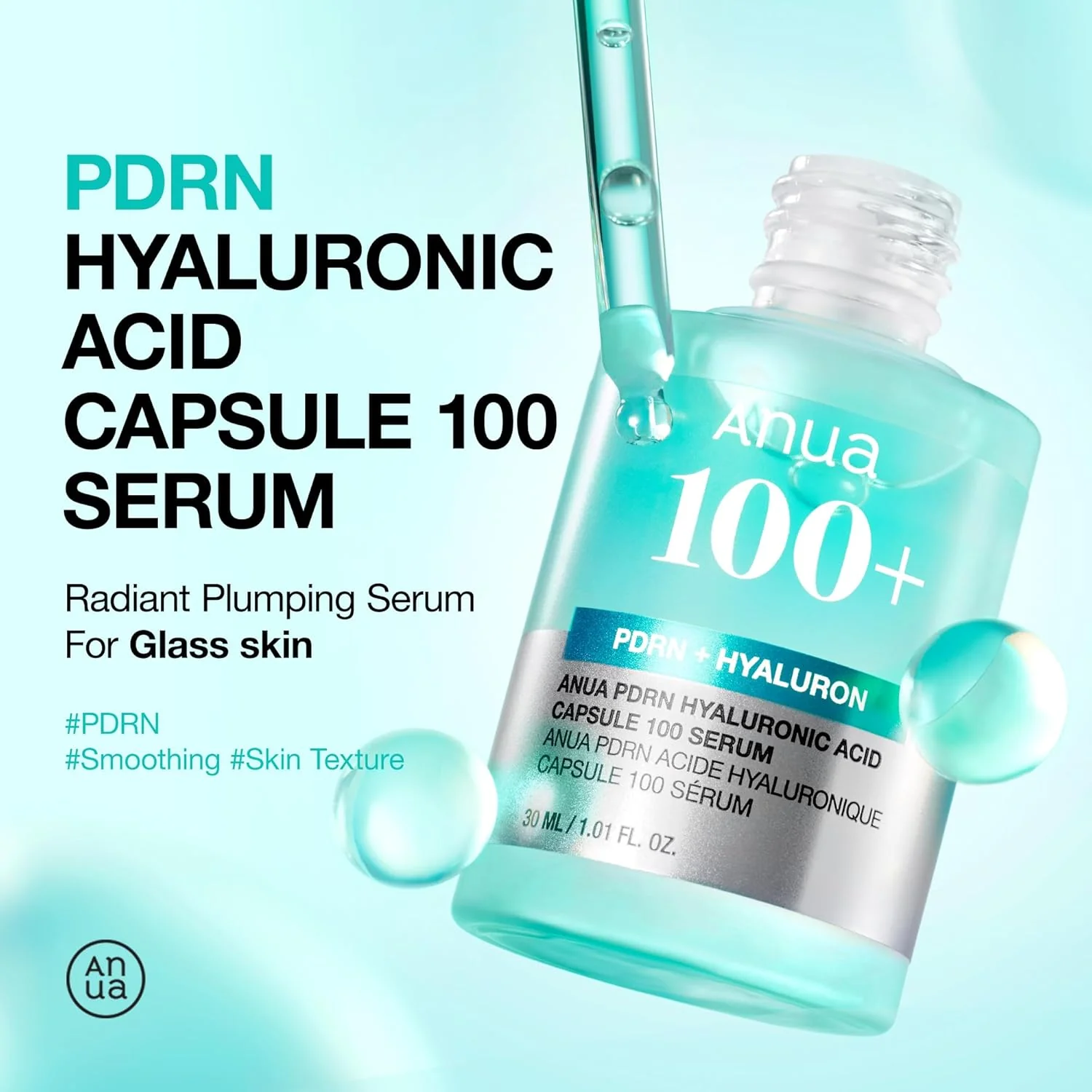 Anua Cápsula de Ácido Hialurónico PDRN 100 serúm 30ml - Image 3