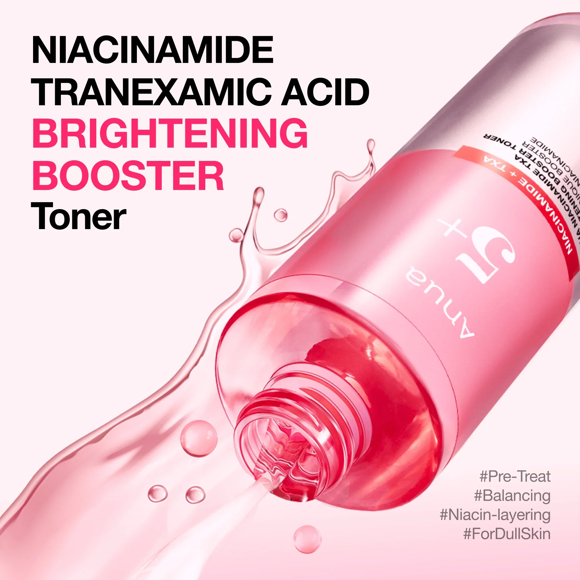 Anua Niacinamide TXA Brightening Booster Toner Tónico despigmentante 250ml - Image 5