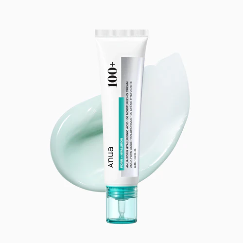 ANUA PDRN Crema hidratante de ácido hialurónico 100, hidratante ligera con PDRN de salmón, ácido hialurónico, colágeno