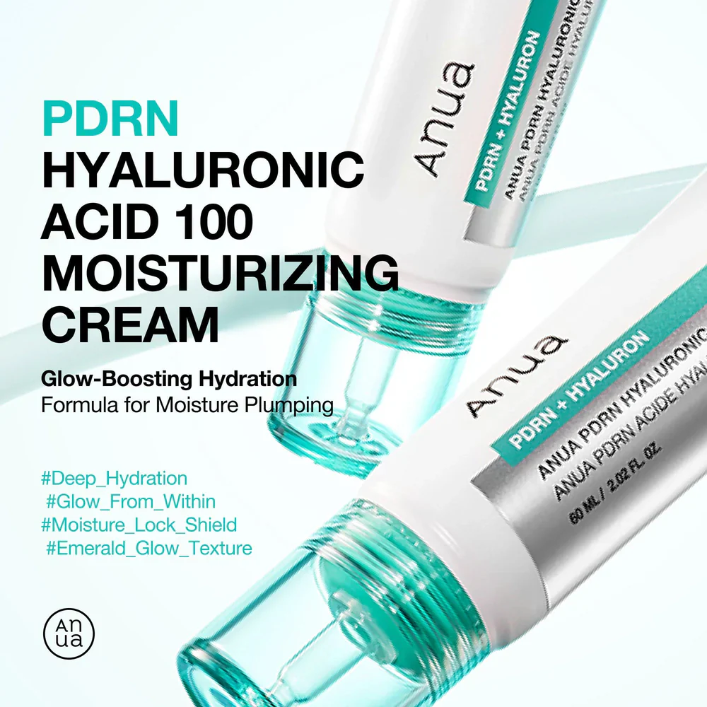 ANUA PDRN Crema hidratante de ácido hialurónico 100, hidratante ligera con PDRN de salmón, ácido hialurónico, colágeno - Image 8
