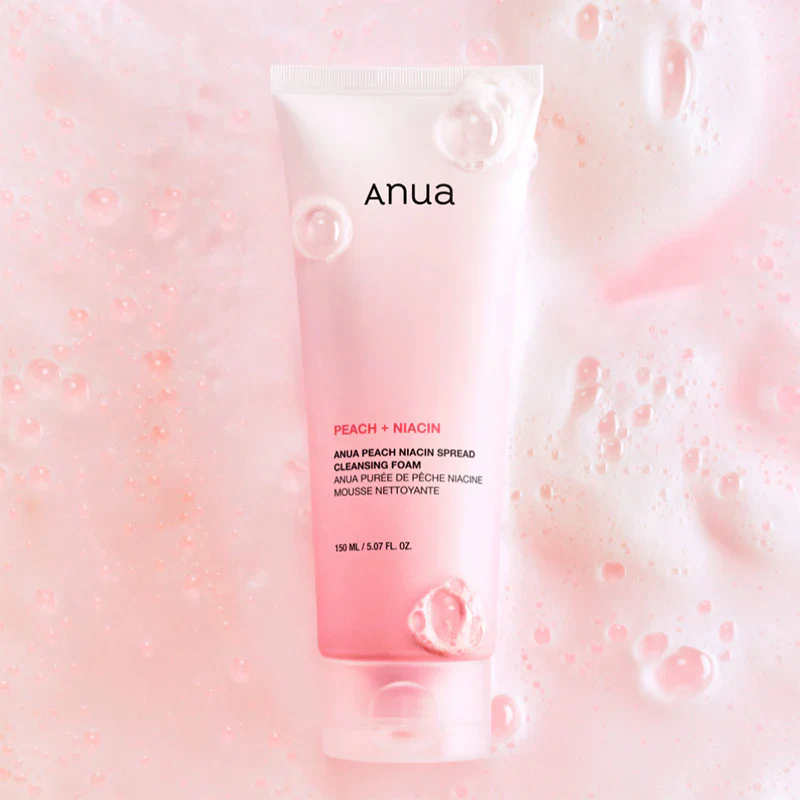 Anua – Peach Niacin Spread Cleansing Foam 150ml - Image 3