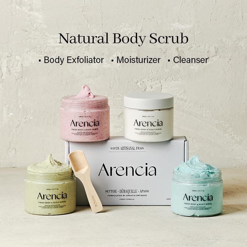 Arencia Fresh Cloud Sea Salt Body & Scalp Scrub - Image 3
