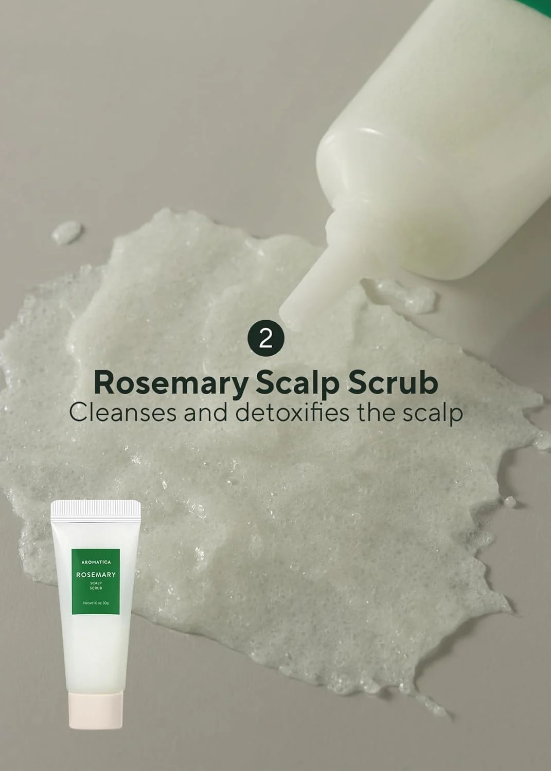 Aromatica Rosemary Scalp Scaling Trial Kit 4 pzas - Image 5