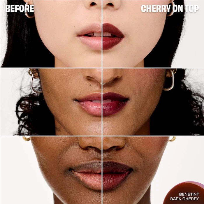 Benefit Benetint Liquid Lip Blush & Cheek Tint-Dark Cherry - Image 8