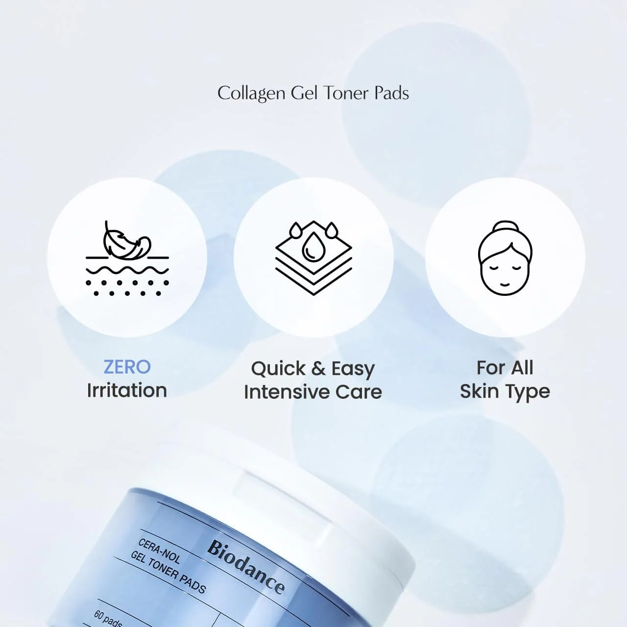 Biodance Cera-nol Gel Toner Pads 60u - Image 4