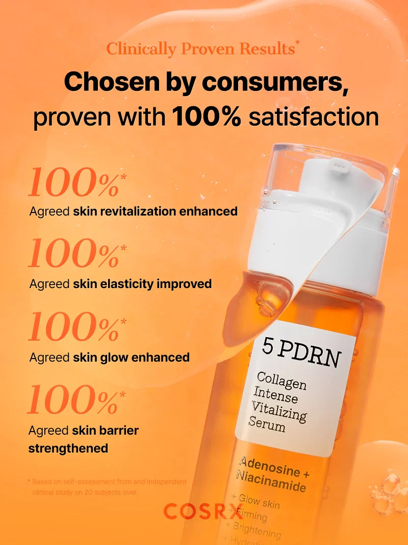 COSRX 5 PDRN Collagen Intense Vitalizing Serum 100ML - Image 4