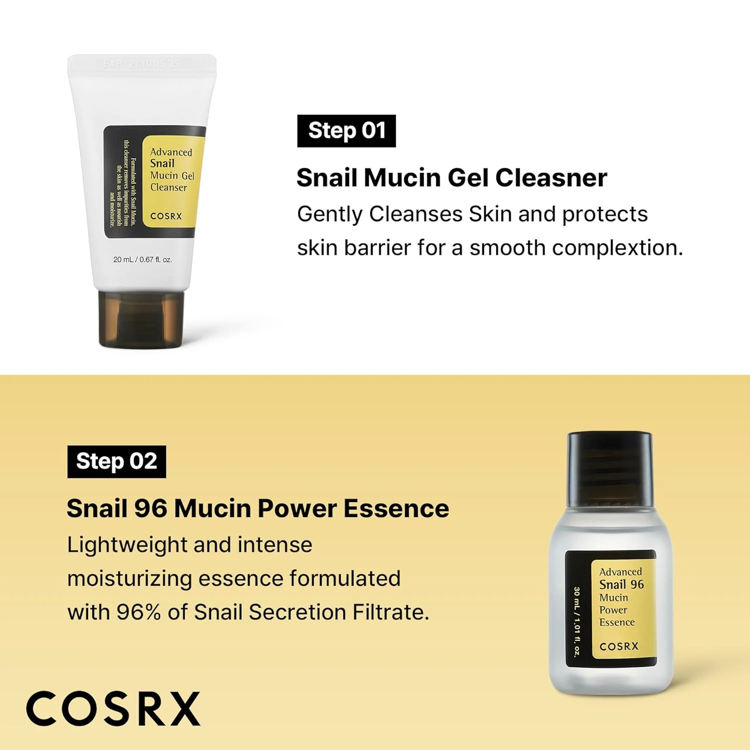 COSRX All About Snail Mucin - Set de cuidado de la piel coreano - Image 6