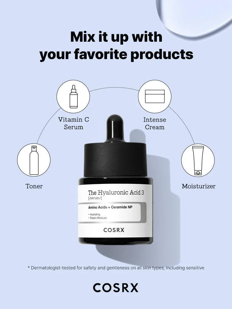 COSRX The Hyaluronic Acid 3 Serum 20ml - Image 5