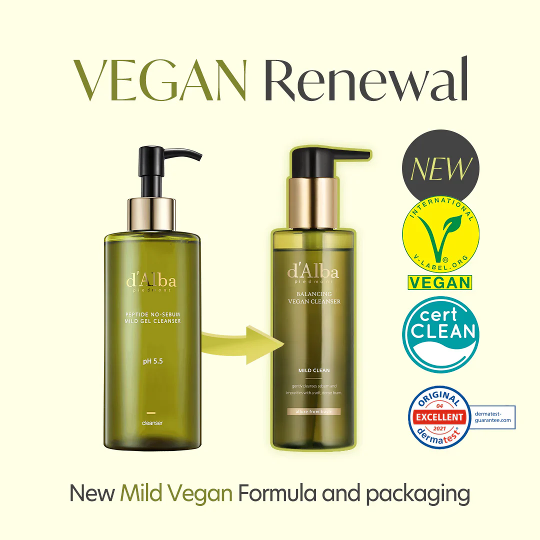 d'Alba Mild Skin Balancing Vegan Cleanser 200ml - Image 10