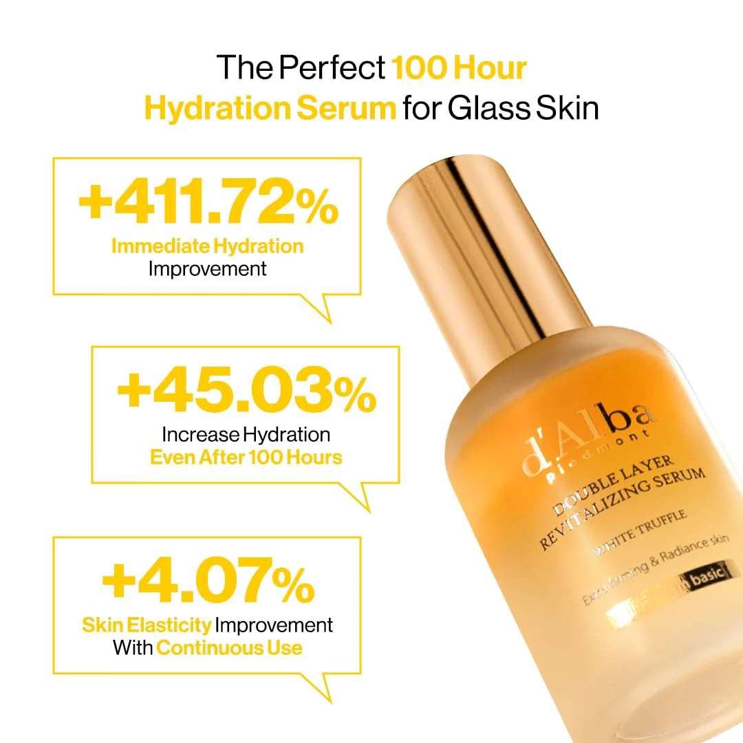 d'alba Piedmont Italian White Truffle Double Layer Revitalizing Serum 30ml - Image 5