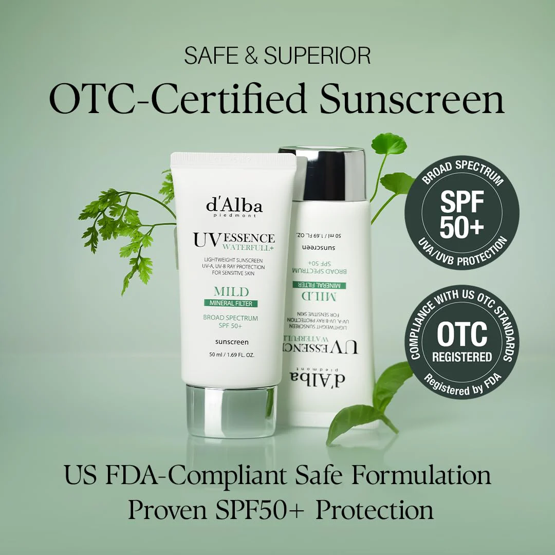 d'Alba White Truffle Waterfull Mild Sunscreen SPF 50+ 50ml - Image 7