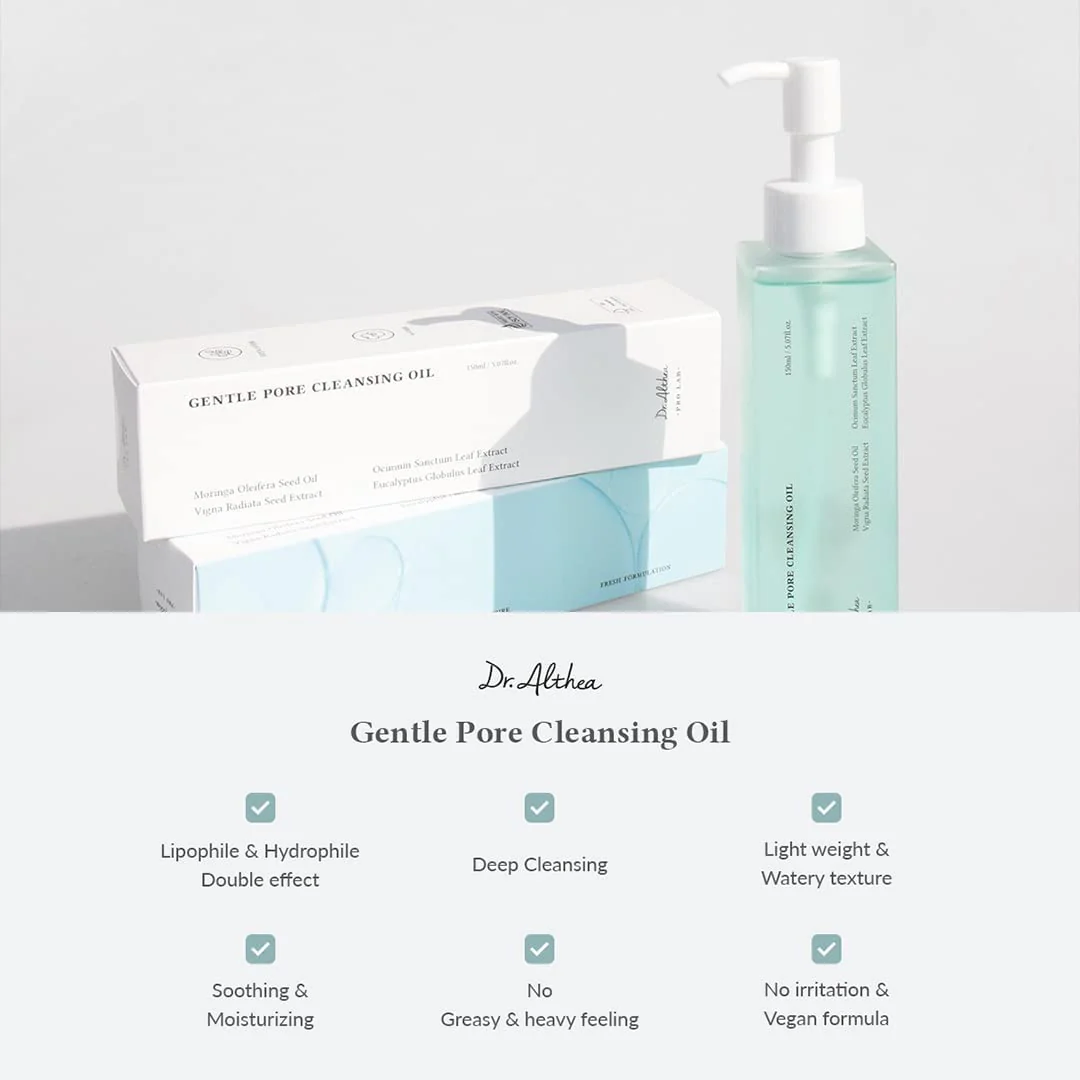 Dr.Althea Gentle Pore Vegan Cleansing Oil 150ml - Image 12