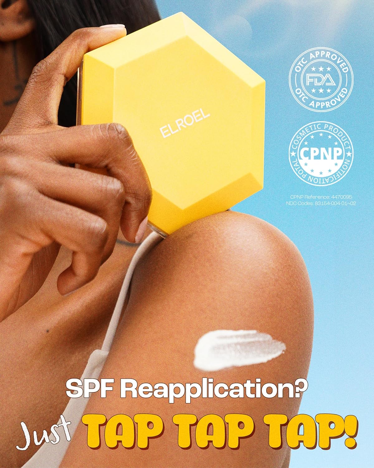 ELROEL Pang Pang Big Sun Cushion Plus - Protector solar de amplio espectro SPF50+ PA++++ - Image 6