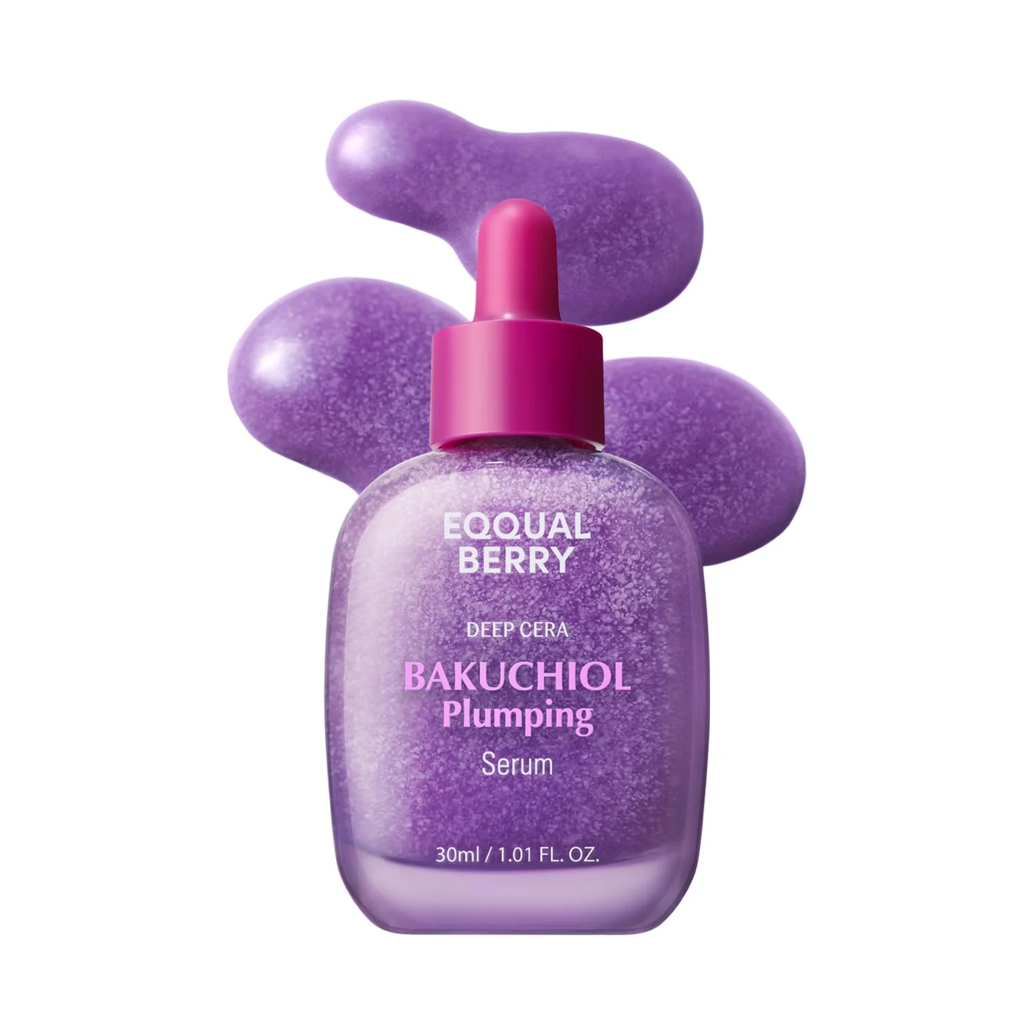 Eqqual Berry Bakuchiol Plumping Serum Minimizador de poros y arrugas, Alternativa de retinol para pieles sensibles - Image 9