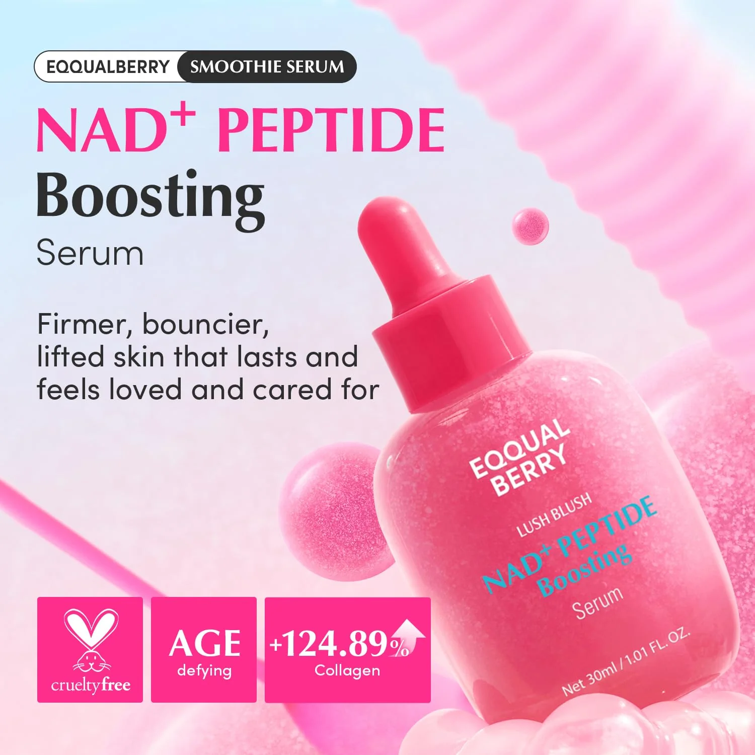EQQUALBERRY NAD+ Peptide Boosting Serum 30ML - Image 5