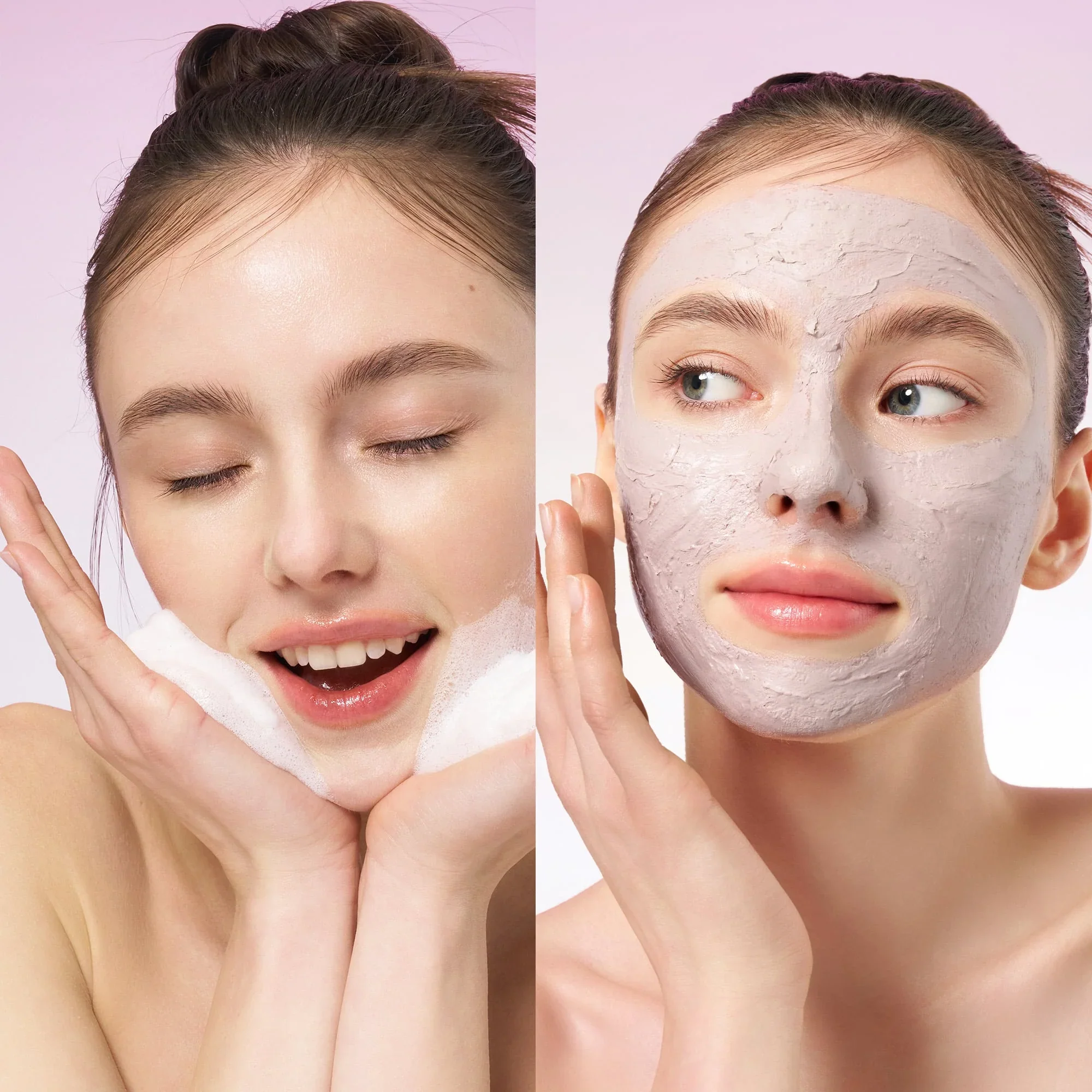 Eqqualberry Purple Rice Pore Purifying Pack Cleanser- Mascarilla de arcilla de doble uso y limpiador de espuma 130g - Image 4