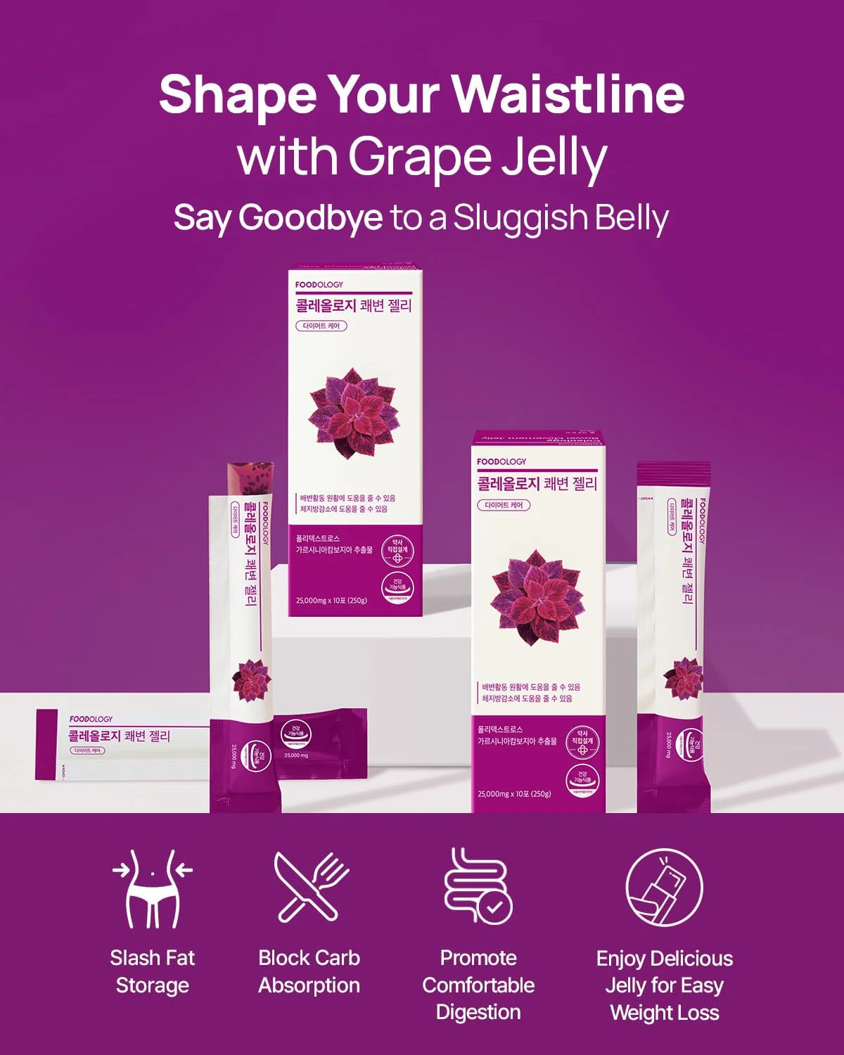 Foodology Coleology Bowel Movement Jelly (10 pouch) - Image 3