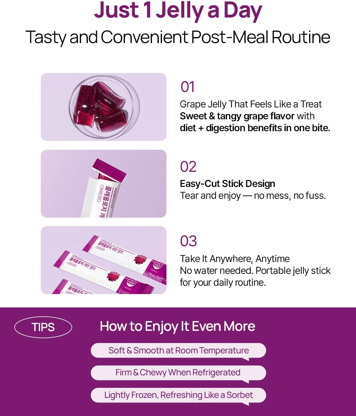 Foodology Coleology Bowel Movement Jelly (10 pouch) - Image 6