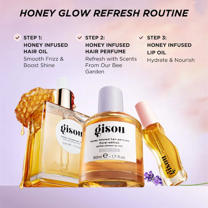 Gisou Mini perfume capilar con infusión de miel, bayas y lavanda 15ml - Image 5