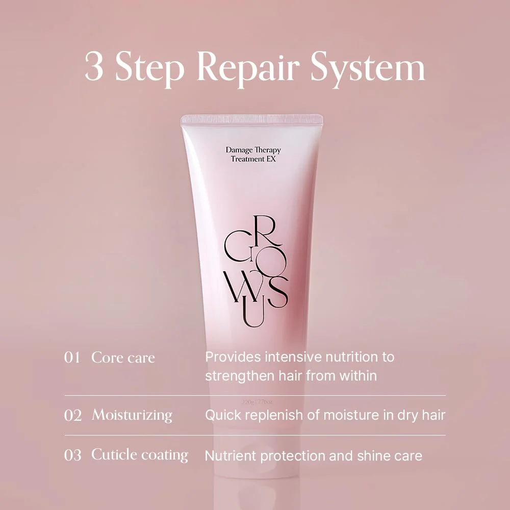Grow Us Damage Therapy Hair Treatment EX 220g - Image 4