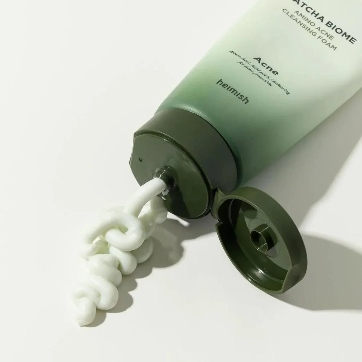 Heimish Matcha Biome Amino Acne Cleansing Foam 150ml - Image 4