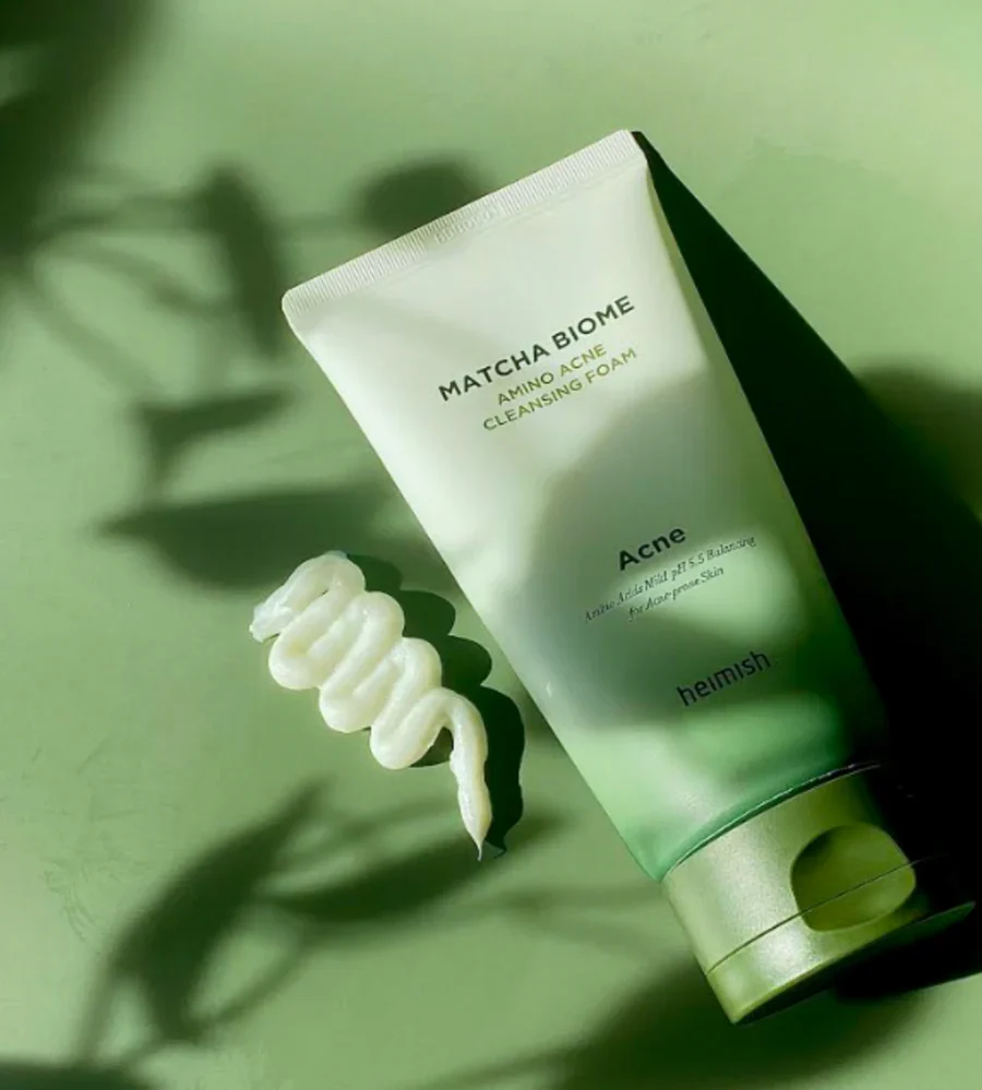 Heimish Matcha Biome Amino Acne Cleansing Foam 150ml - Image 5