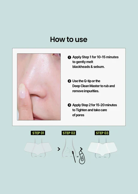 ilso Natural Mild Clear Nose Pack 5 sets - Image 4