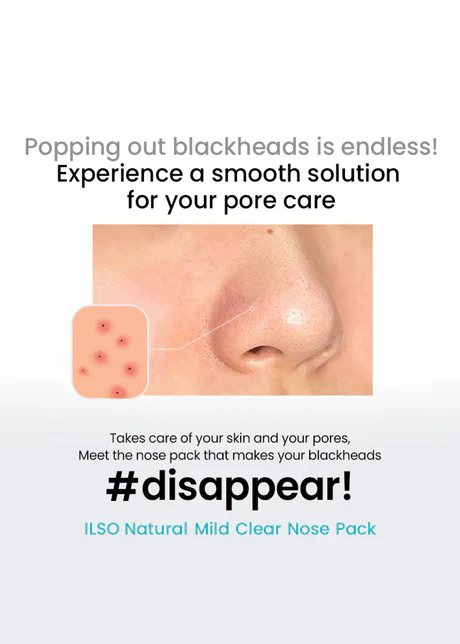 ilso Natural Mild Clear Nose Pack 5 sets - Image 6