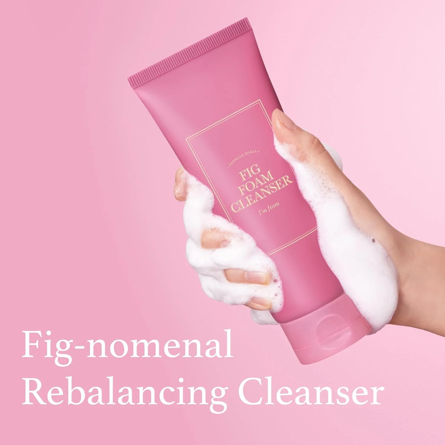 I'm from Limpiador de espuma de higo, lavado facial coreano diario suave para piel grasa, sensible, control de sebo - Image 8