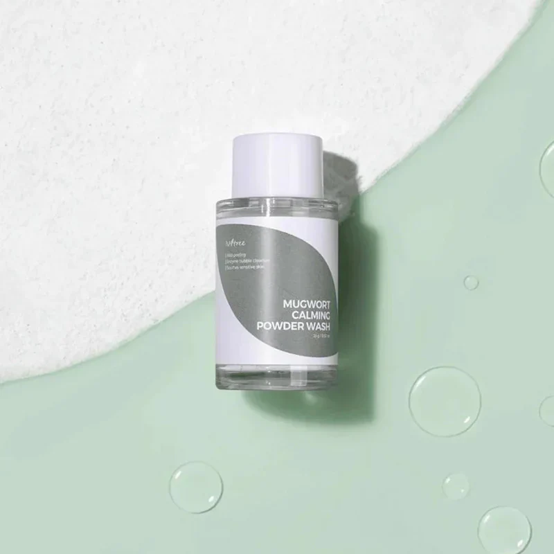 Isntree Limpiador facial -Mugwort Calming Powder Wash 15g - Image 3