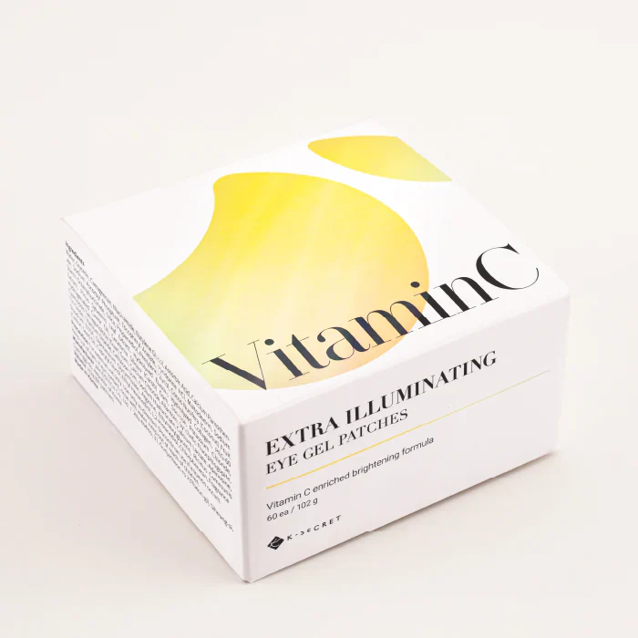 K-Secret Parche de gel VITAMIN C Extra Illuminating Eye Gel Patches 60unidades - Image 6