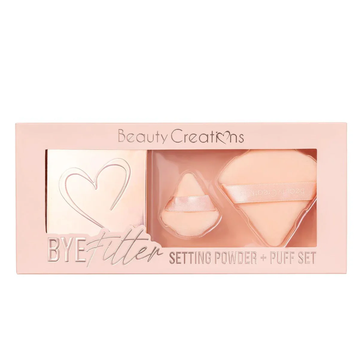 Kit de Polvos y Borlas Bye Filter Setting Powder & Puff Beauty Creations - Image 4