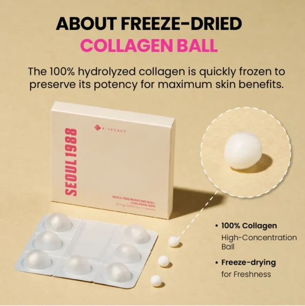 KSecret Boosting Ball : Collagen 100% - 35mg x 7 - Image 4