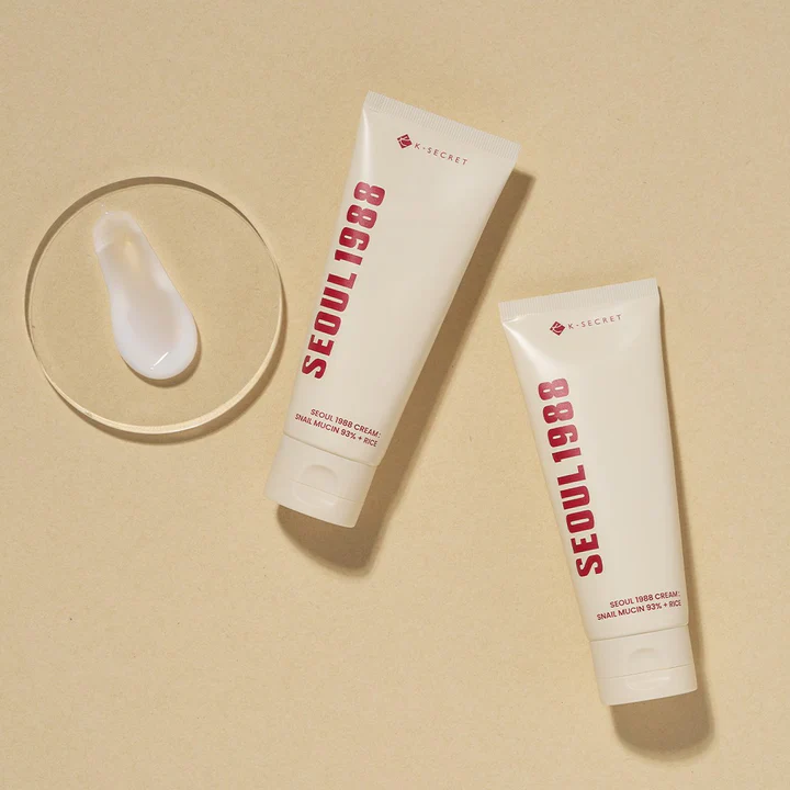 KSECRET - SEOUL 1988 Cream : Snail Mucin 93% + Rice 100ml - Image 3