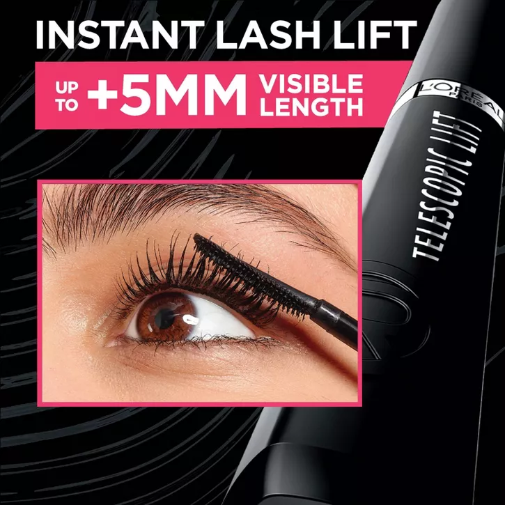Loreal Máscara de pestañas lavable con elevación telescópica Waterproof - Image 3