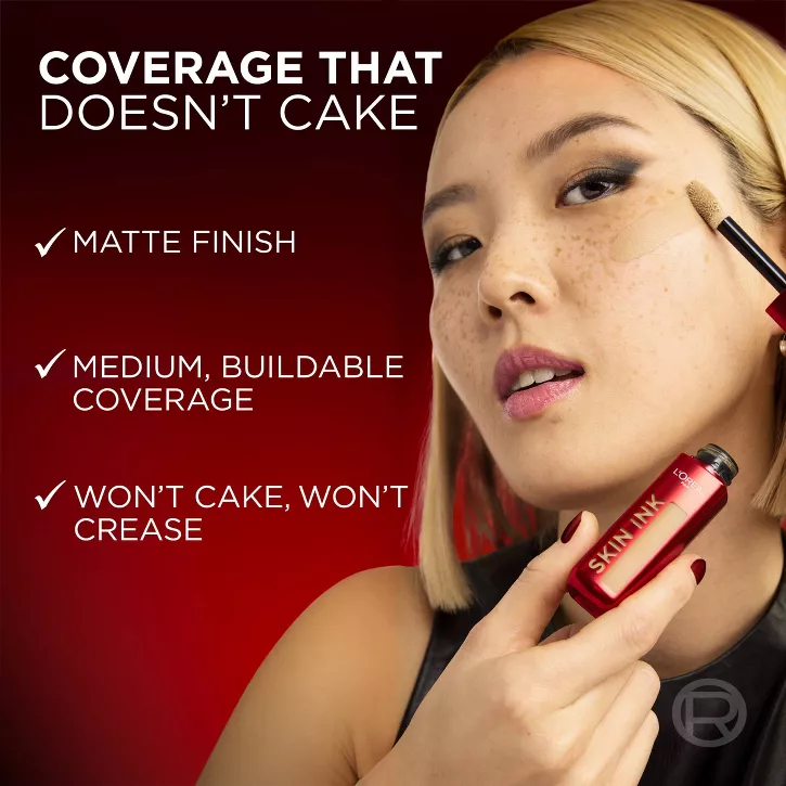 L'Oreal Paris Infallible Skin Ink Matte 2-in-1 Foundation and Concealer - Image 9