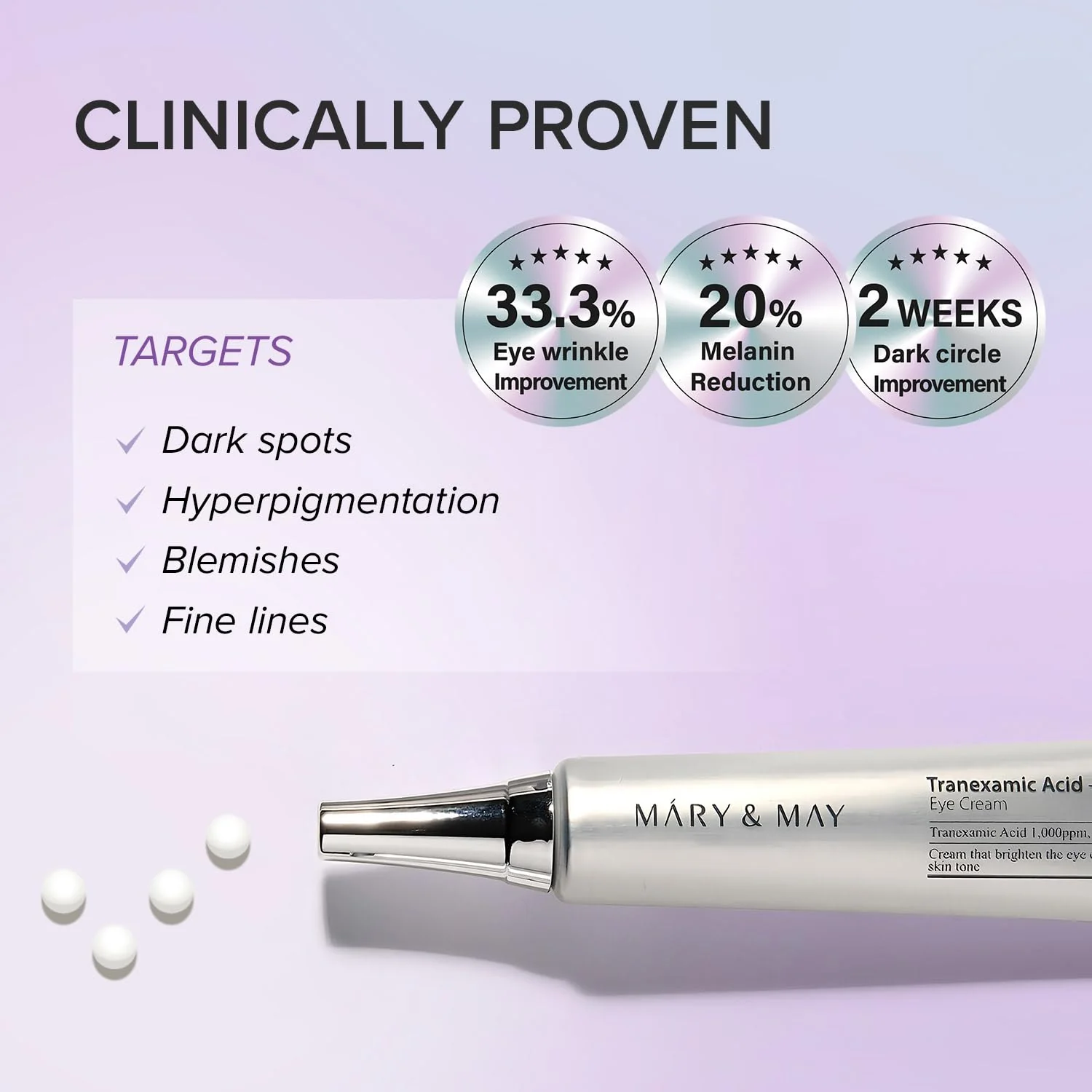 Mary&May Glutathione Eye Cream Special Set 30g +12g*2 - Image 14