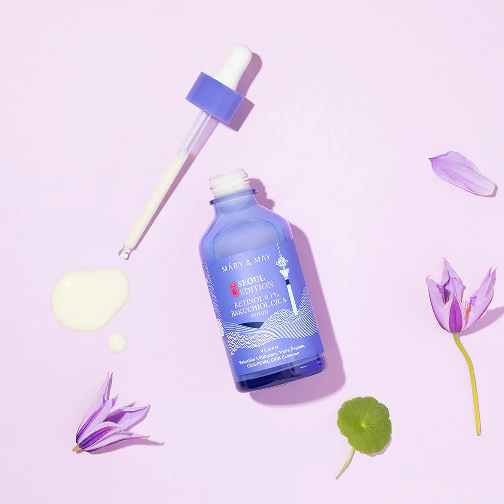 Mary&May Retinol 0.1% Bakuchiol Cica Serum 80ml - Image 3