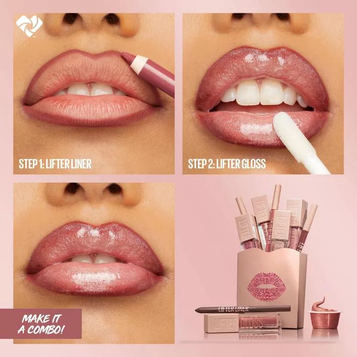 Maybelline Lifter Lip Holiday Gift Set Lifter Liner and Lifter Lip Gloss Set - 2pc - Image 4