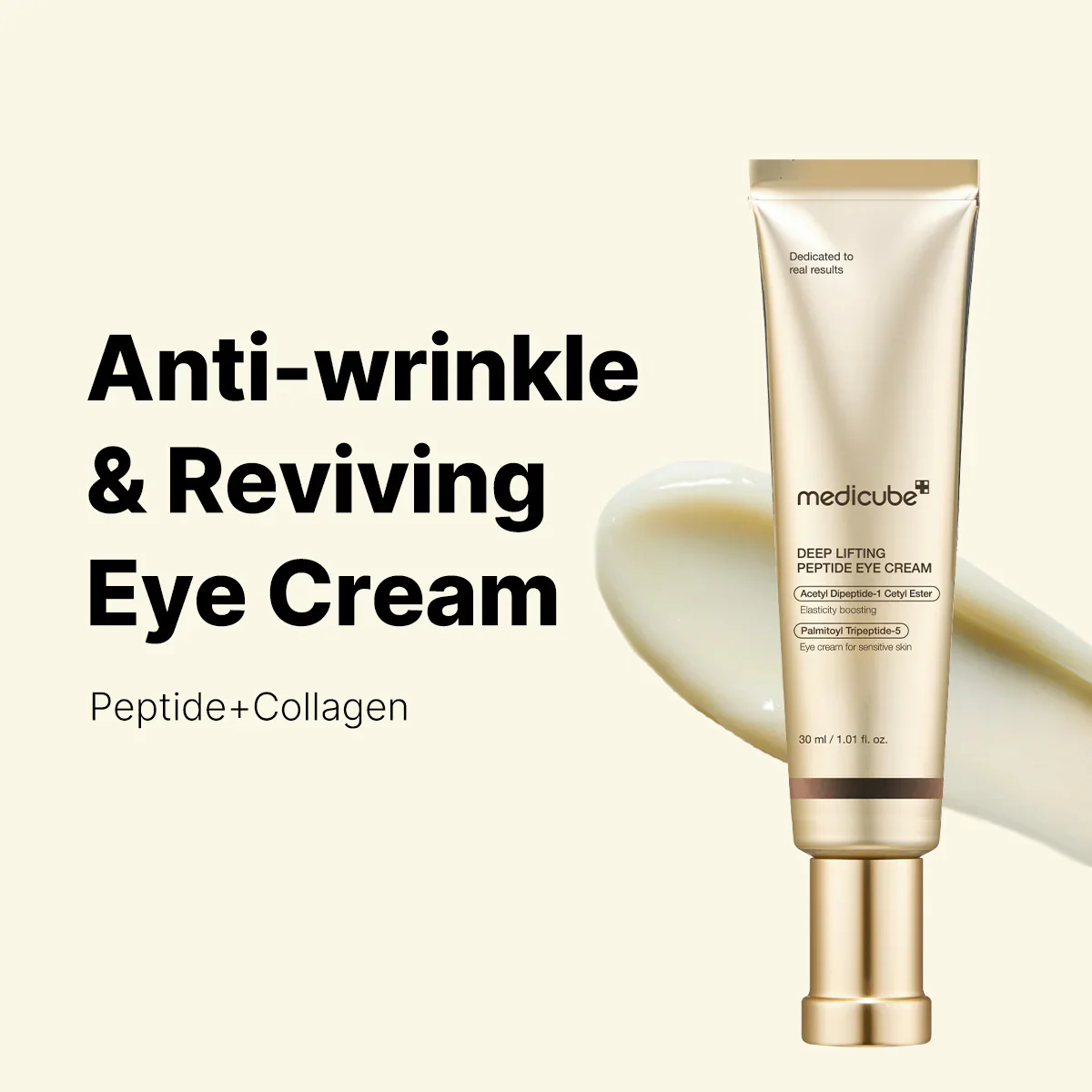 medicube - Deep Lifting Peptide Eye Cream For Face 30ml - Image 2