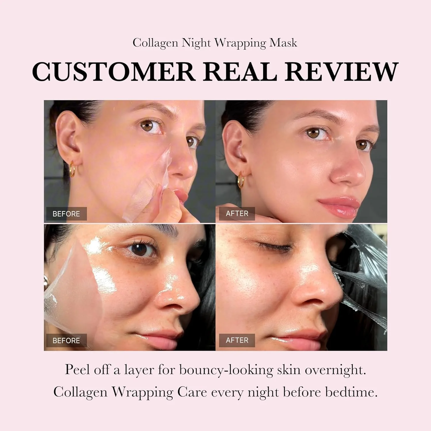 Medicube Mascarilla envolvente de colágeno para la noche- Collagen Night Wrapping Mask 75ml - Image 3