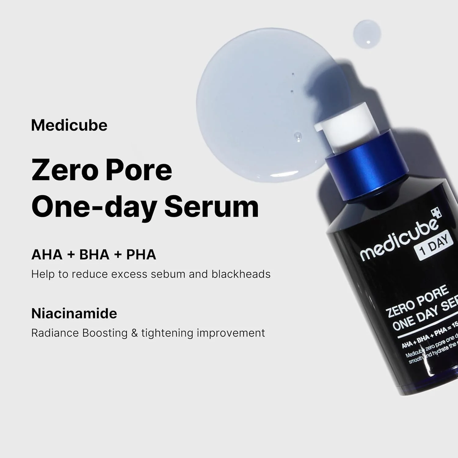 Medicube Suero de un día Zero Pore Suero exfoliante y reafirmante de poros - Image 5