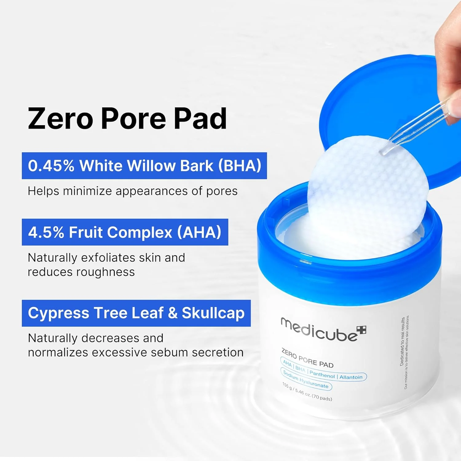medicube - Zero Pore Pad 2.0 70 pads - Image 6