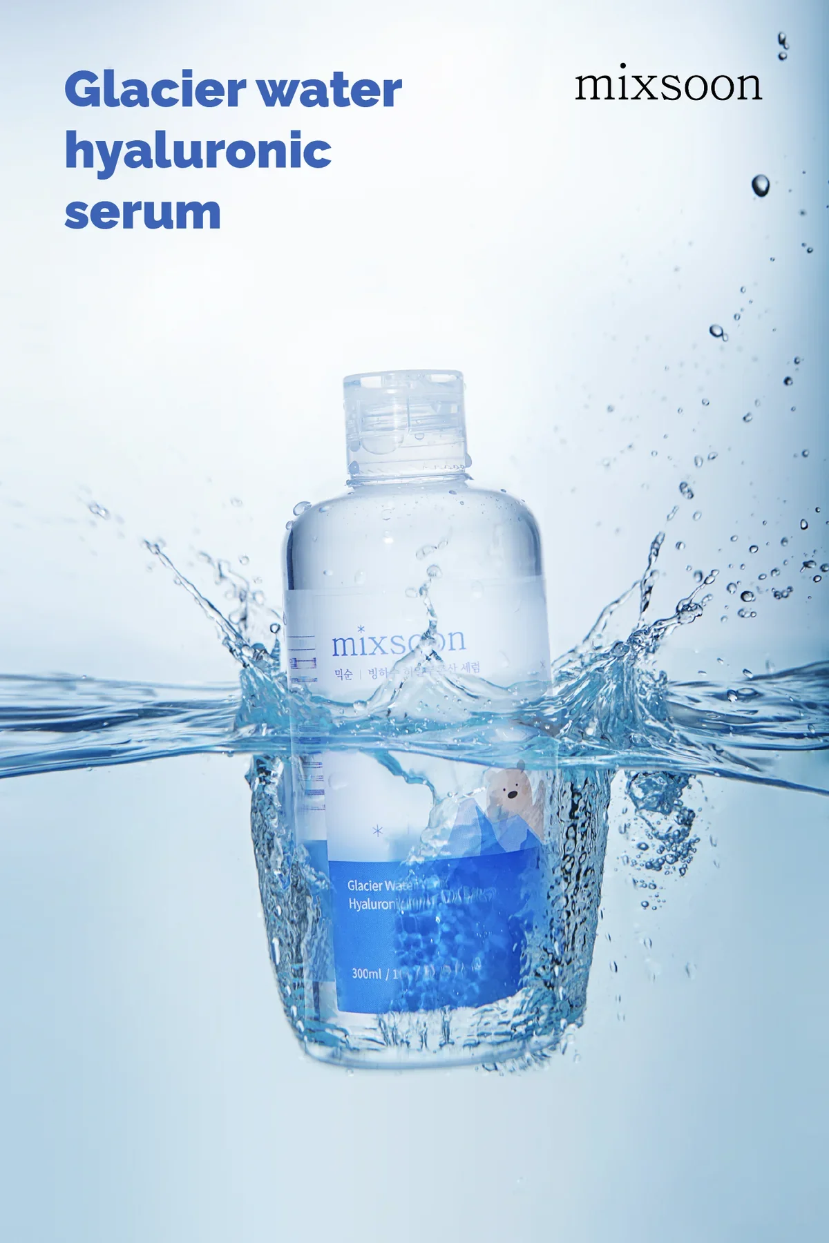 MIXSOON Glacier Water Hyaluronic Acid Serum 300ml - Image 3